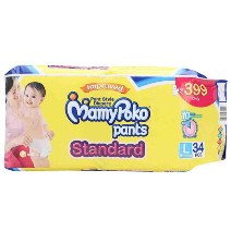 MAMY POKO PANTS STANDARD LARGE 34 U